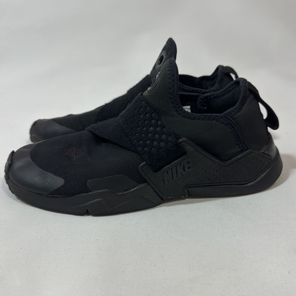 Nike Huarache Extreme Running Shoes Triple Black Youths Size 3Y Unisex - Picture 4 of 13